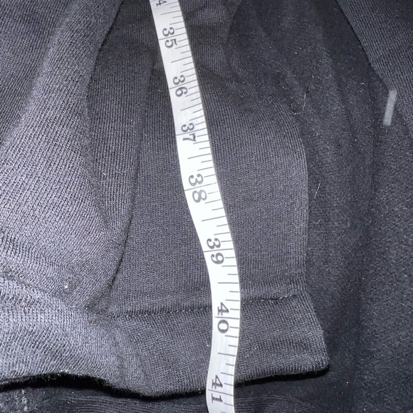 Chaser Black Long Trench Coat with Wide Lapels and Belt, zipper pockets NWT - Picture 11 of 11